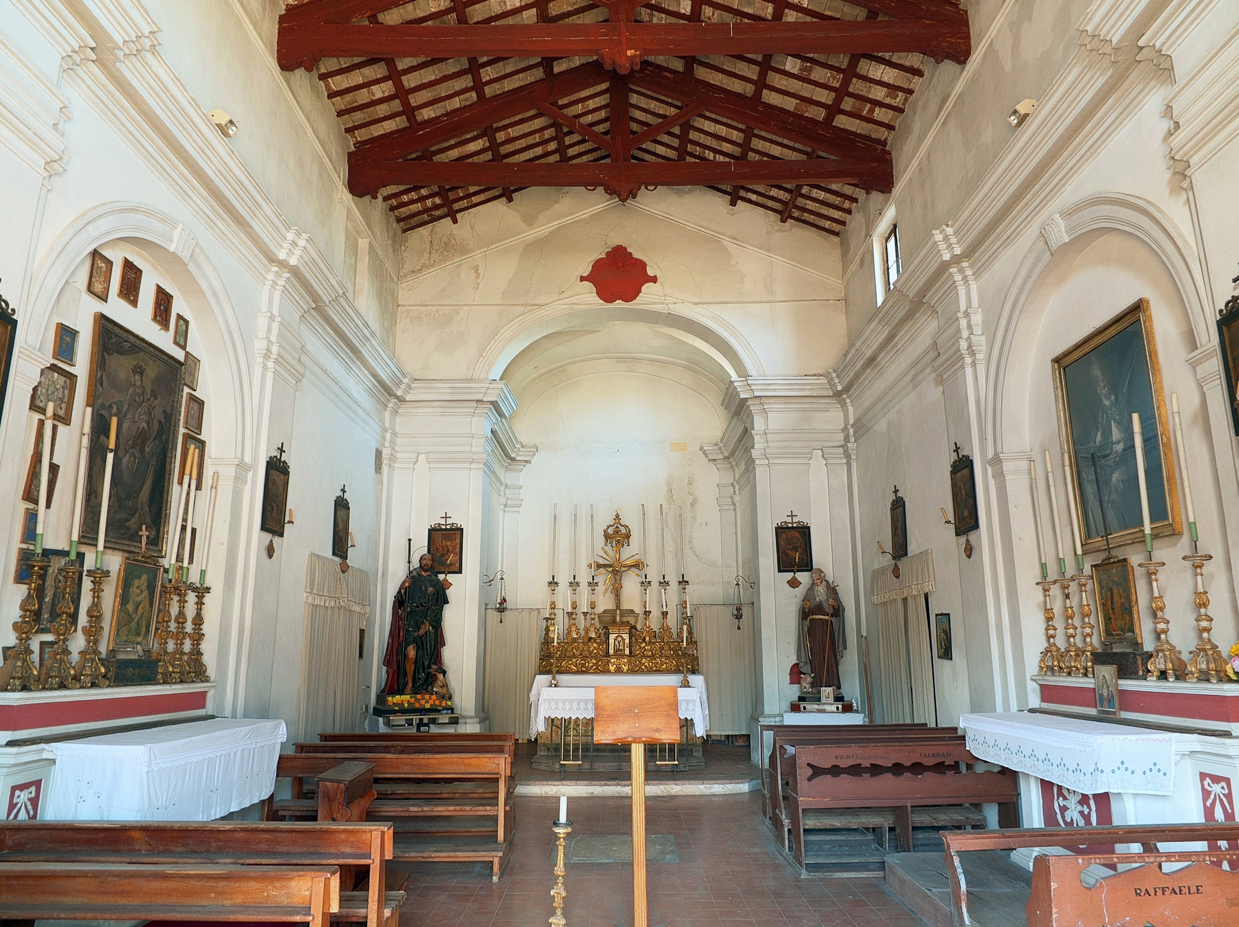 Saludecio (Rimini, Italy) - Interior of the Oratory of San Rocco